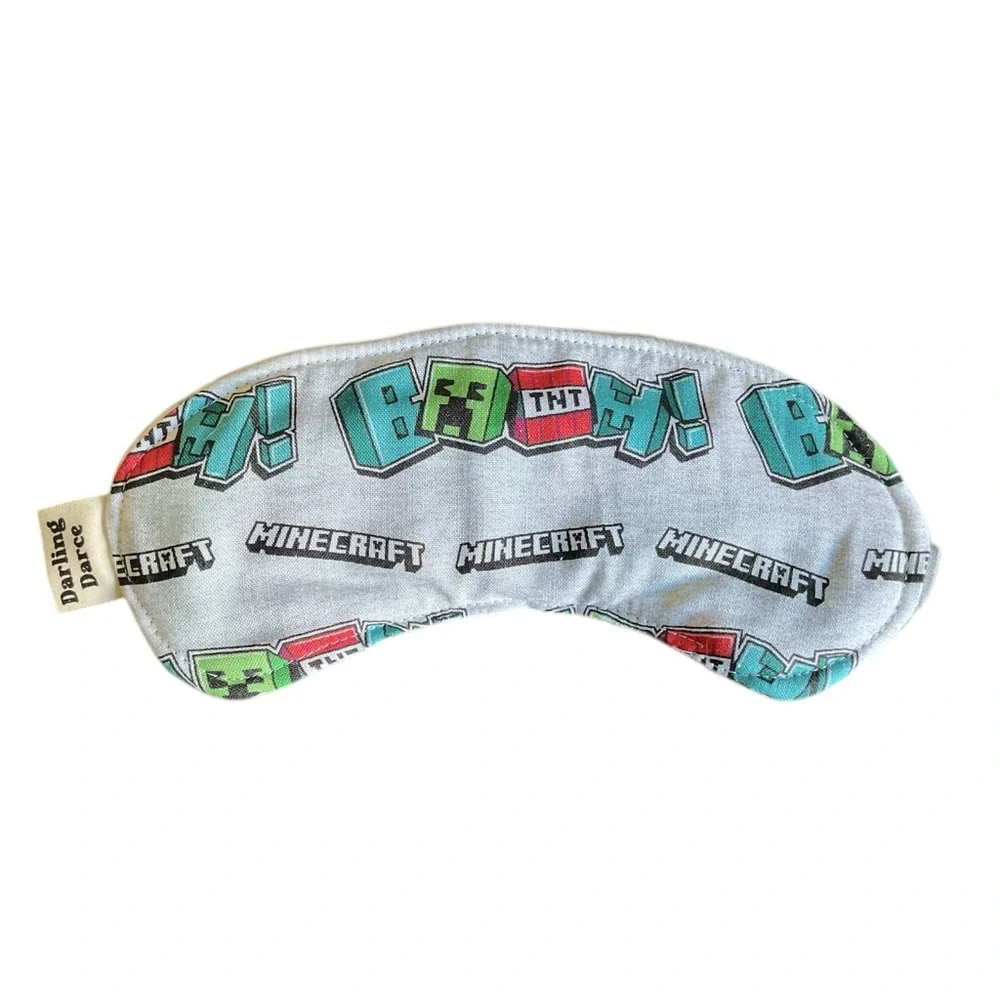 Minecraft Creeper Boom Kids Sleep Mask - Multicolor